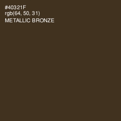 #40321F - Metallic Bronze Color Image